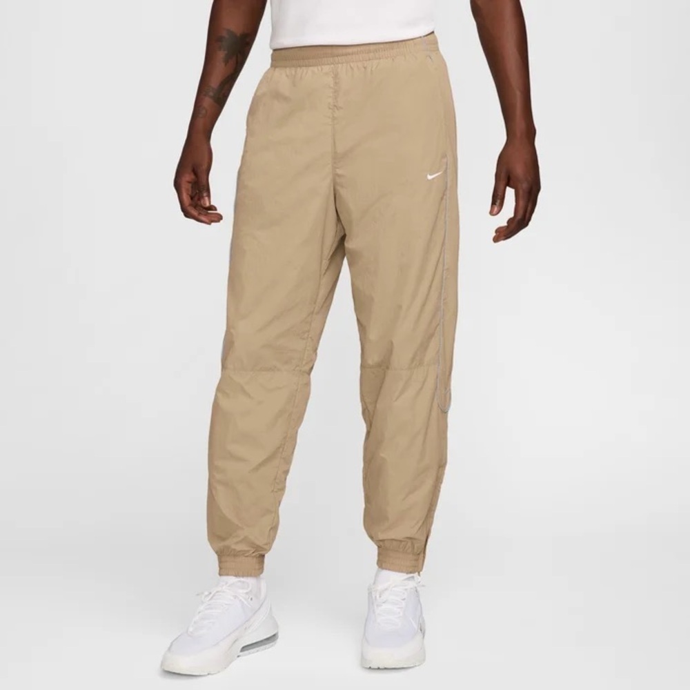Nike “Nude” Beige Nylon Blend Track Pants M